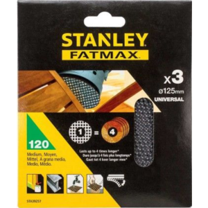 LIXA ORBITAL MALHA STANLEY 125MM