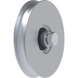 RODA  75X21 GOLA U PORTAO CORRER 1 ROLAMENTO 303/16 FAC