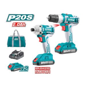 PACKS BERBEQUINS / APARAFUSADORAS A BATERIA + APARAFUSADORAS IMPACTO 1/4 A BATERIA TOTAL REF.TCKLI2006