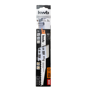 LAMINAS SERRA SABRE KWB 205MM 2 UNID. UNIVERSAL REF.49578900