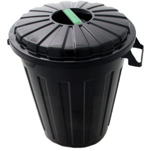 BALDE LIXO PRETO 30LT