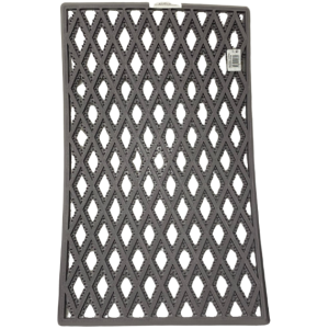 TAPETE BORRACHA DOORMAT XADREZ 61X38 CINZA/CASTANHO