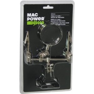 PINÇA COM LUPA P/SOLDA PRECISÃO