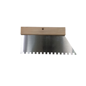 ESPÁTULA AÇO DENTADA 250MM 6X6 MM