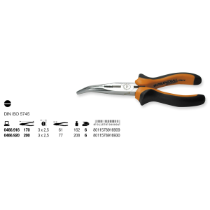 ALICATES PONTAS CURVAS MUNDIAL 170MM