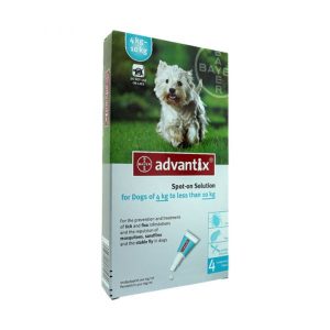 ADVANTIX CÃES COM MAIS DE 4KGS ATÉ 10KGS 1 PIPETA