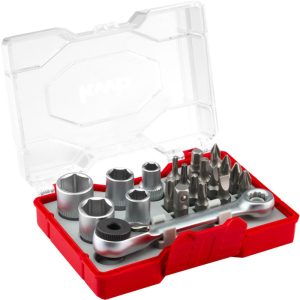 CONJUNTO DE PONTAS E SOQUETES, 20 UNID. REF.49118584