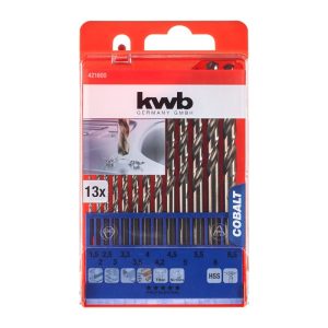 JOGOS DE 13 BROCAS COBALTO HSS-CO