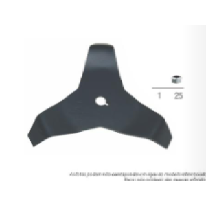 DISCO ROÇADORA 3 DENTES SILVAS 4MM REF.9168