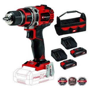 BERBEQUIM/APARAFUSADORA COM PERCUSSÃO TP-CD 18/50 LI-I BL EINHELL REF.5120233036