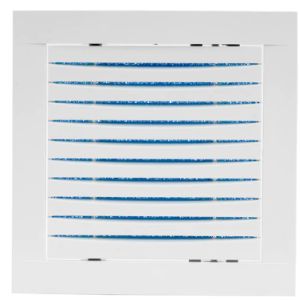 GRELHAS PLASTICO VENTILADOR 20X20 C/FILTRO ABS