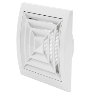 GRELHAS PLASTICO VENTILADOR 19X19 TECTO C/REDE DIAMT.125 ABS