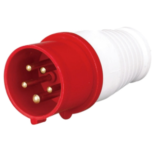 FICHAS MACHO 5 PINOS 32AMP 3P+N+T IP44 REF.6524