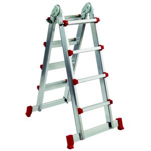 ESCADAS MULTIPOSIÇÕES ALUMINIO 5X4 4.83 MT.ALT LITAN