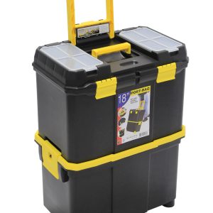 CAIXAS MULTIUSOS PLÁSTICO COM RODAS MADER REF.53758