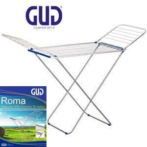 ESTENDAL CHÃO 18MT ALUMÍNIO 2 ABAS