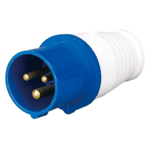 FICHAS MACHO 3 PINOS 16AMP 2P+T IP44 REF.6512