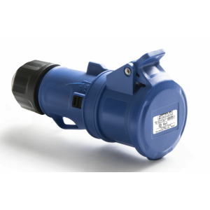 FICHAS FEMEA 2P+T 16AMP PRONLONG. C/TAMPA IP44 REF.6612