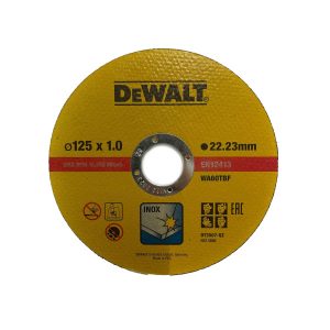 DISCO C/INOX 125X1MM DeWALT- 10 unidades