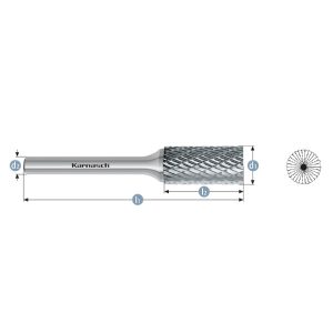FRESA INOX 10x20x6x65
