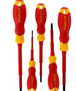 JOGO CHAVE FENDAS ISOLADAS 5PCS STANLEY 1000V