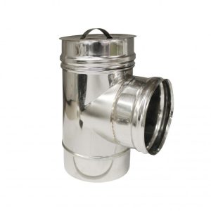 TE INOX 304 80MM C/TAMPA