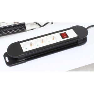 EXTENSÃO ELÉTRICA COM INTERRUPTOR 3 SAÍDAS MADER REF.68005