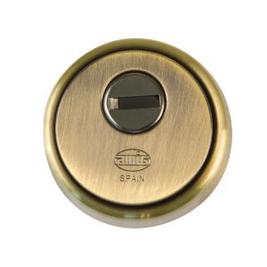 ESCUDO SEGURANÇA LATÃO AMIG (PROTEÇÃO CANHÃO)