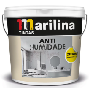 TINTA ANTI HUMIDADE BRANCO 4LT MARILINA