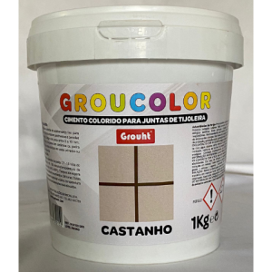 FERMOCOLOR ARGAMASSA COLORIDA 1KG GROUCOLOR CASTANHO