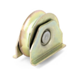 RODA SUPORTE LATERAL CURTO SOLDAR 80MM EM U