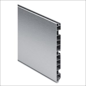 RODAPÉS PLAST 12CM ALUMÍNIO 4MT