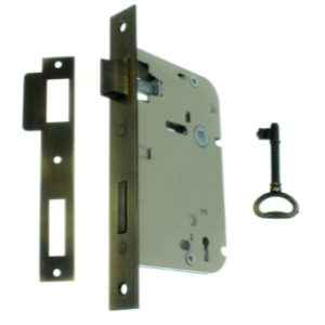 FECHADURA 716 MINI MOLA ESPELHO LATÃO