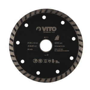 DISCOS DIAMANTE 125MM EXTRA FINO VITO