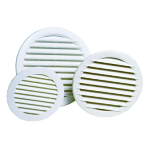 GRELHAS PLASTICO VENTILADOR 80X125MM REDONDO C/MOLA ODEM 408B