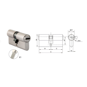 CILINDROS 30X30 ANBO SEGREDO REF.X18 HI-TECH