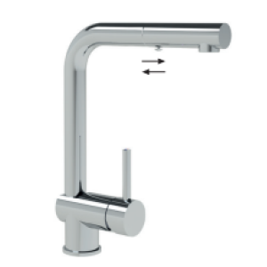 MONOCOMANDO BANCA C/CHUVEIRO RETRÁTIL 2 JETS EVO 2 REF.GCT7015EVO2