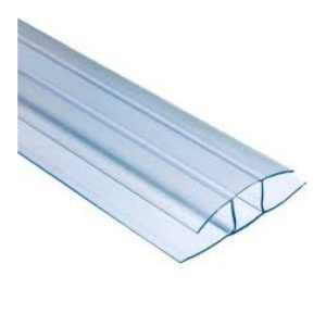 PERFIL H 6MM P/CHAPA POLICARBONATO MT LINEAR
