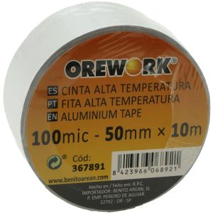 FITA ALTA TEMPERATURA ALUMÍNIO 50MMX10MT