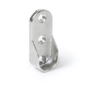 SUPORTES TOPO VARÃO OVAL 60MM ALUMÍNIO NATURAL