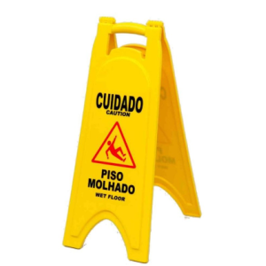PLACAS SINAL PISO MOLHADO 62CM MADER REF.65000
