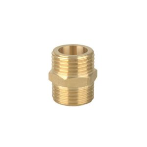 CASQUILHOS DUPLOS 3/8 M/M LATÃO