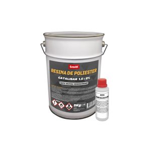 RESINAS POLIESTER 1KG + CATALIZADOR 20MG