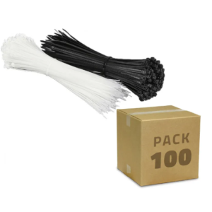 ABRAÇADEIRAS FIVELA 3.6X300MM 100 UNIDADES