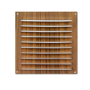 GRELHAS ALUMÍNIO VENTILADOR 15X15 CASTANHO