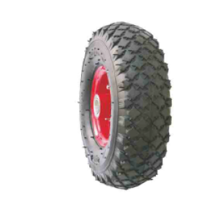 RODA CARRO ARMAZÉM PNEUMÁTICA METÁLICA 300x4