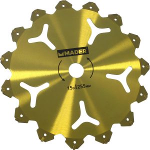 DISCOS ROÇADORA DIAMANTE 255X15 DENTES MADER