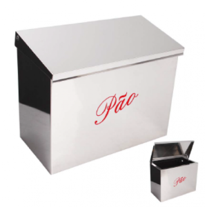CAIXA PÃO INOX FIXAR