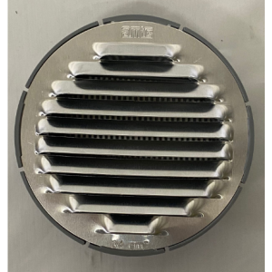 GRELHAS ALUMÍNIO VENTILADOR REDONDO 10CM NATURAL ALUMÍNIO AMIG REF.24727
