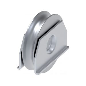 RODA SUPORTE LATERAL EM U 100X16